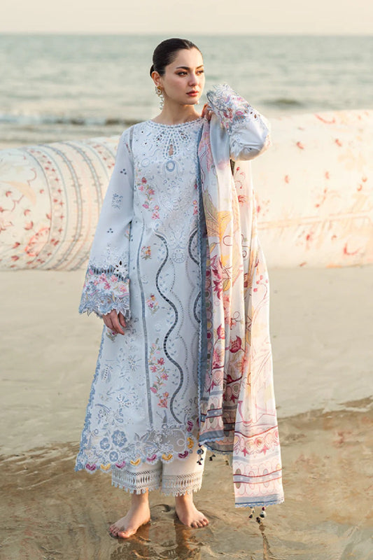 Qalamkar - SAHIL Luxury Embroidered Lawn - FK-02 ISABELLA - TC-1158