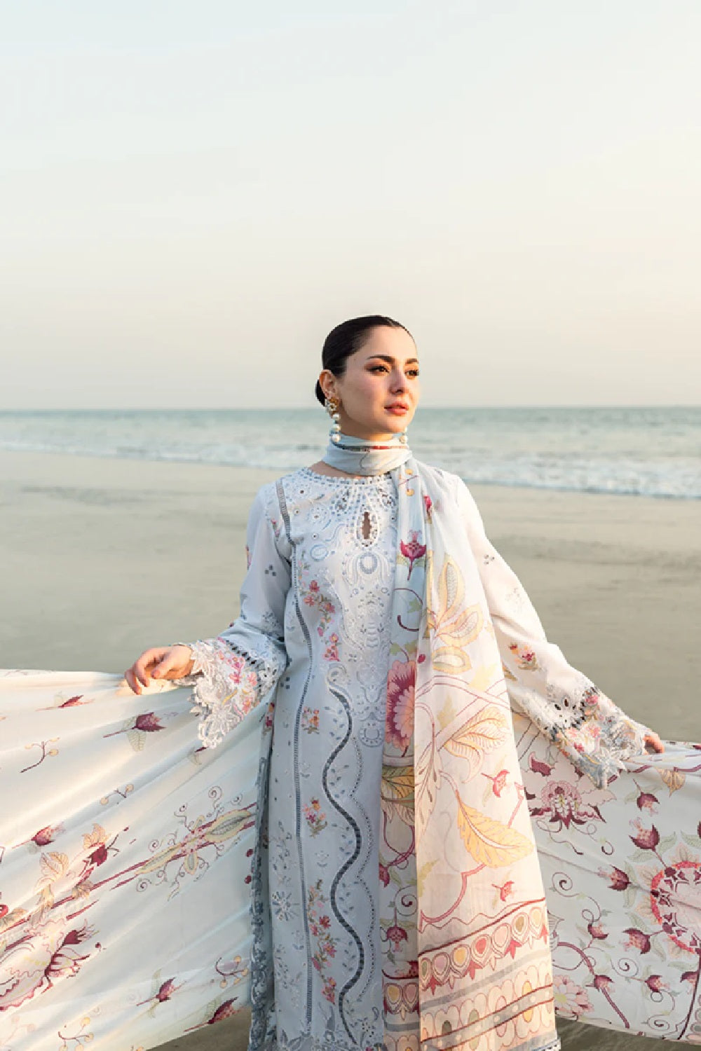 Qalamkar - SAHIL Luxury Embroidered Lawn - FK-02 ISABELLA - TC-1158