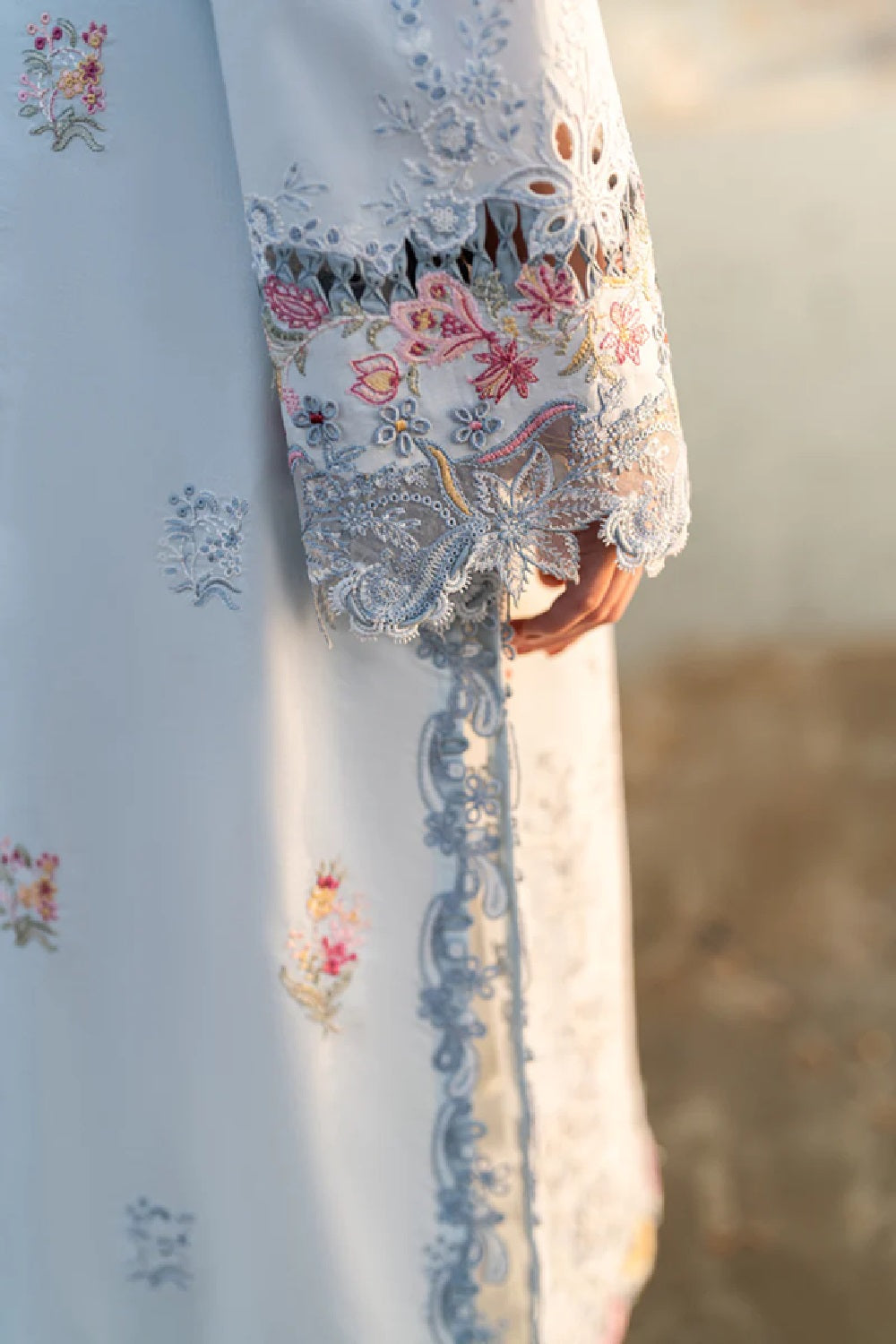 Qalamkar - SAHIL Luxury Embroidered Lawn - FK-02 ISABELLA - TC-1158