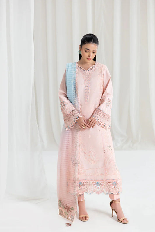 Qalamkar Luxury Lawn Eid Edit'25- SB-05 - Aleeza - TC-1398