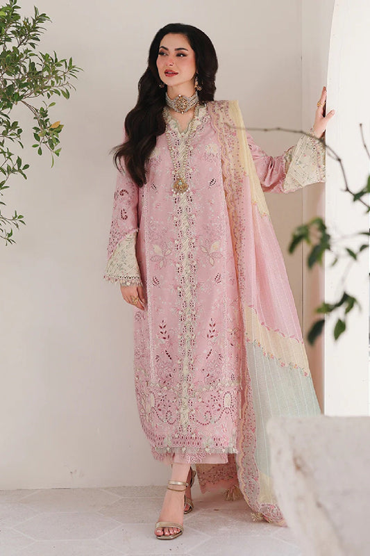 Qalamkar SA-09 HANIYA Luxury Lawn Eid Edit'26 - TC-1543