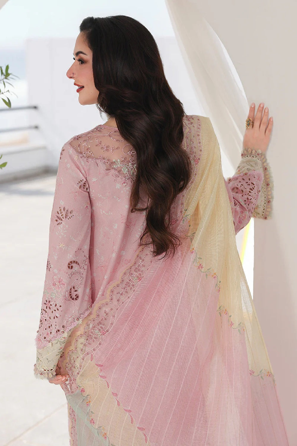 Qalamkar SA-09 HANIYA Luxury Lawn Eid Edit'26 - TC-1543