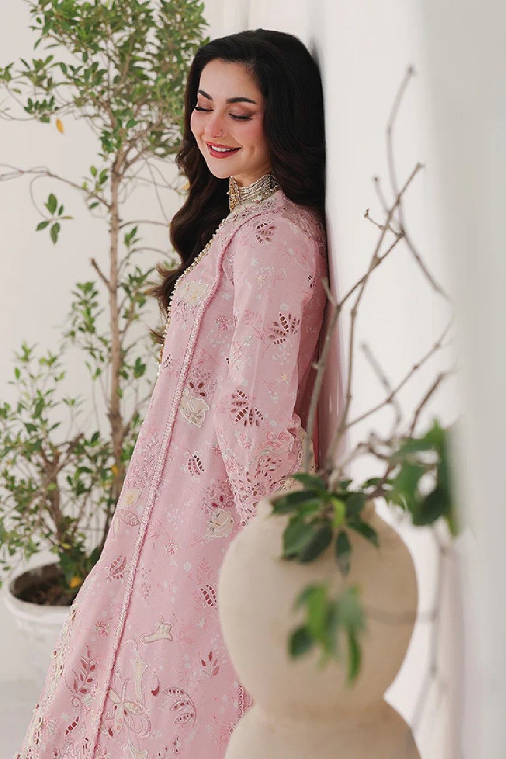 Qalamkar SA-09 HANIYA Luxury Lawn Eid Edit'26 - TC-1543