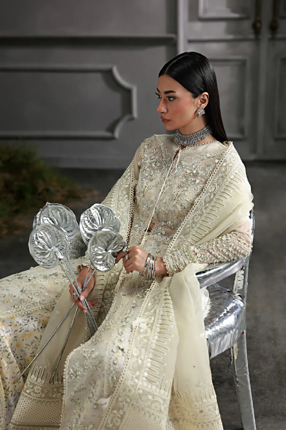Qalamkar - Elirah Luxury Wedding Formal'26 MF-06 IVARA - TC-1608
