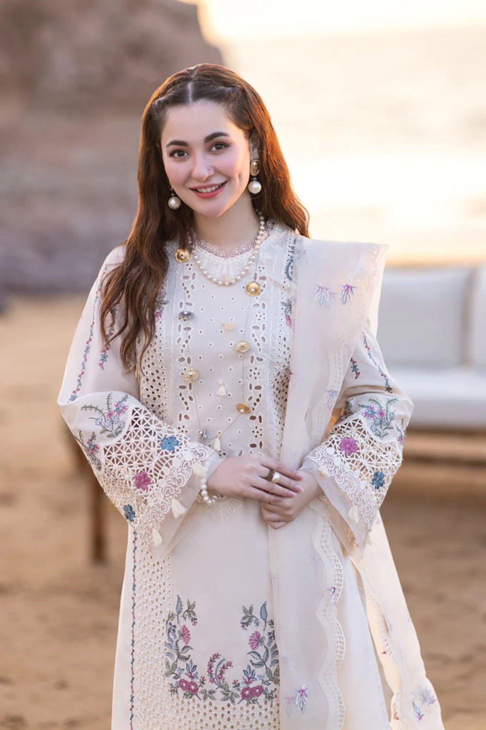 Qalamkar - SAHIL KINARE LUXURY LAWN’25 - FP-09 SELIN - TC-739