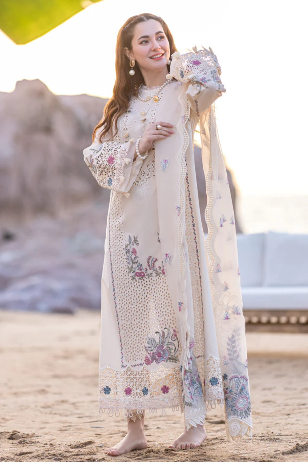 Qalamkar - SAHIL KINARE LUXURY LAWN’25 - FP-09 SELIN - TC-739