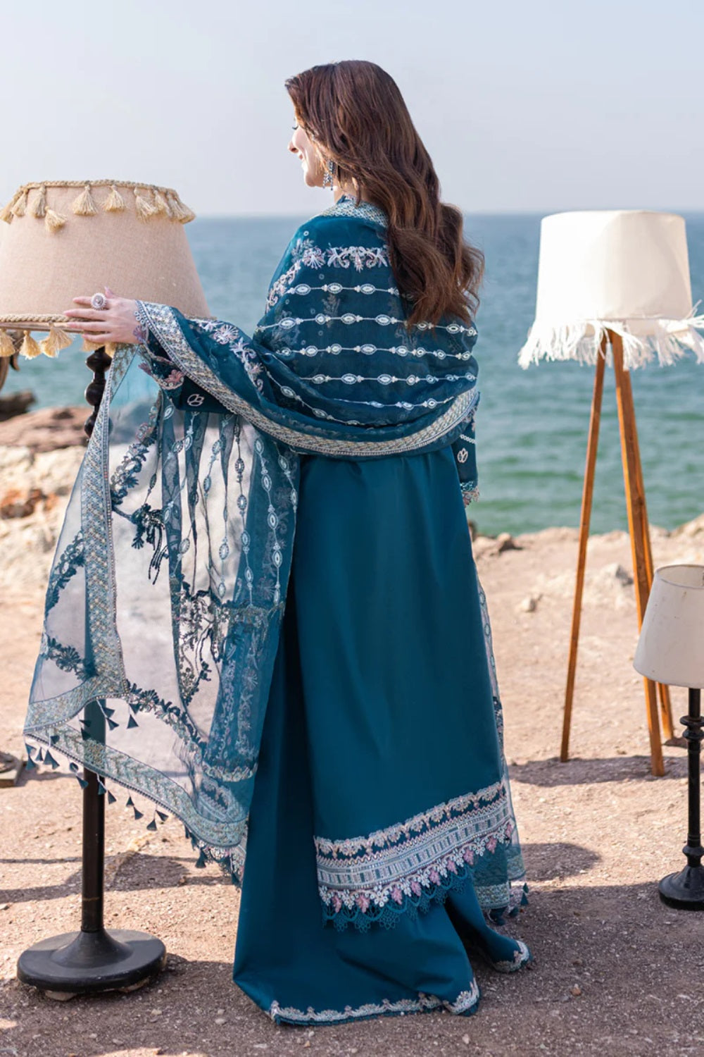 Qalamkar - SAHIL KINARE LUXURY LAWN - FP-16 KIRA - TC-727