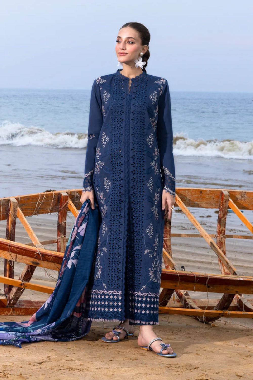 Rang Rasiya Carnation'26 Luxury Lawn Edition D-05 Keya – TC-1509