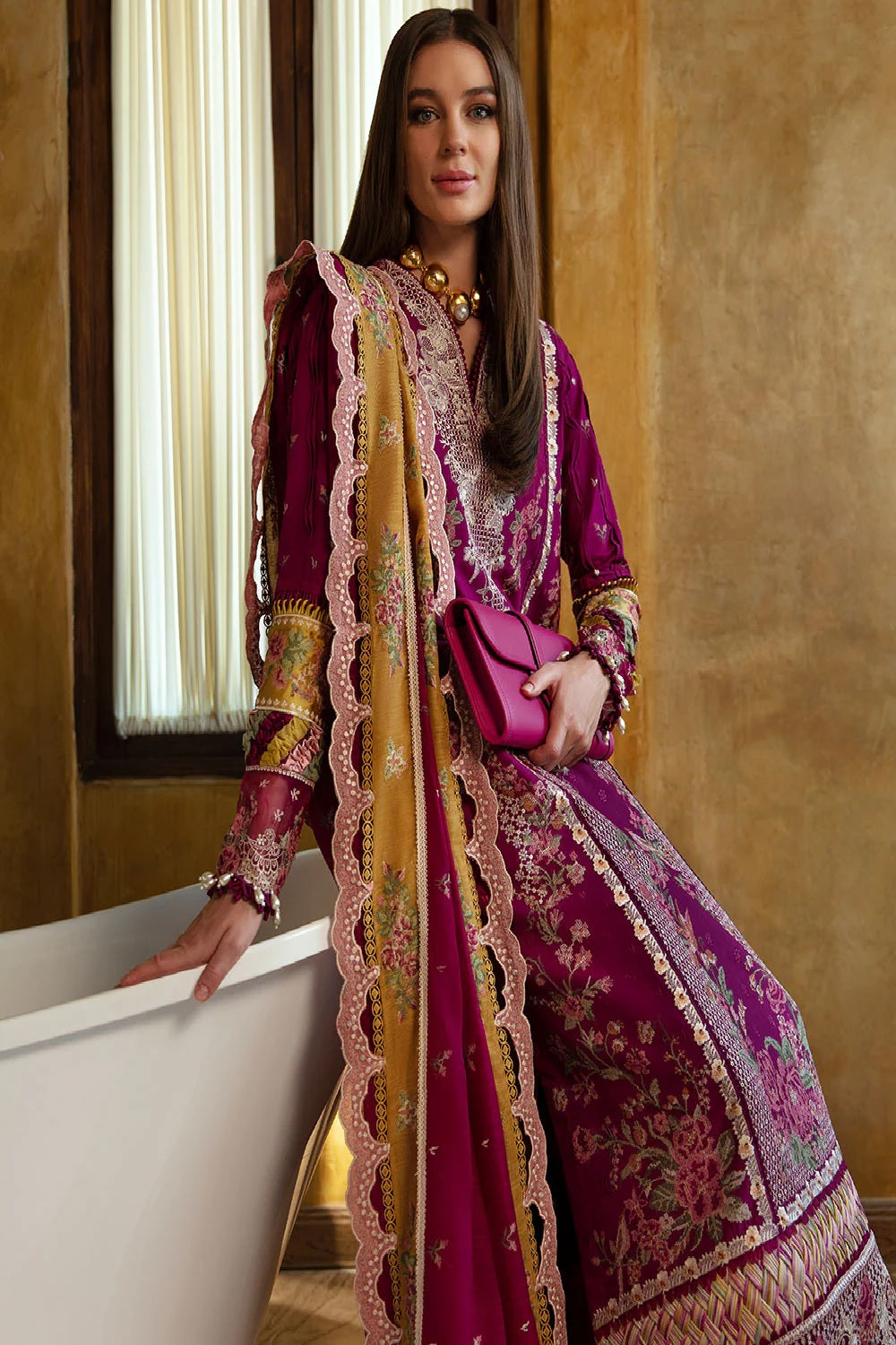 Ilana by Republic - Camille (D6-A) Luxury Embroidered Lawn'26 - TC-1498