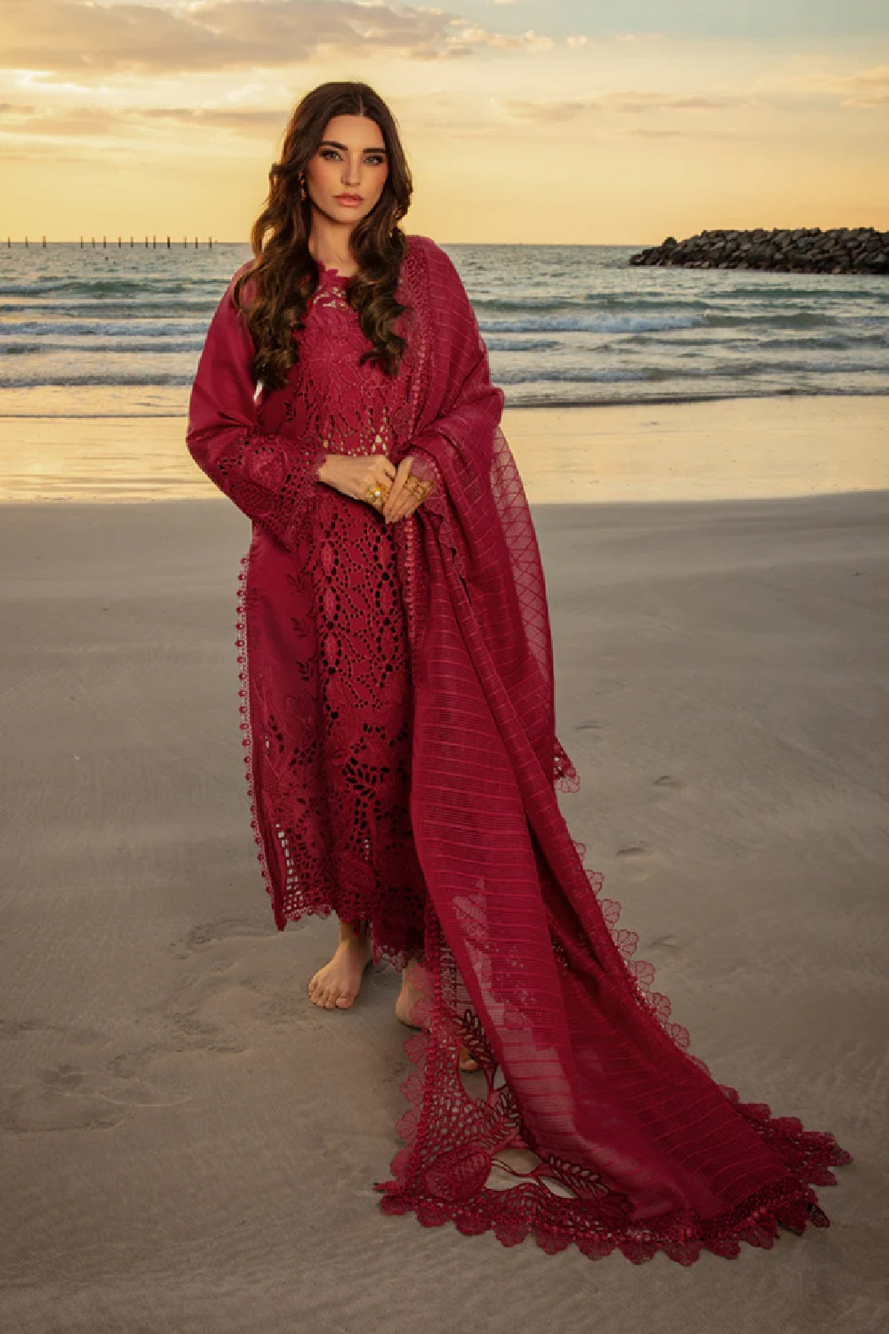 Rang Rasiya Premium Embroidered Lawn D-13 ALAYA - TC-1250