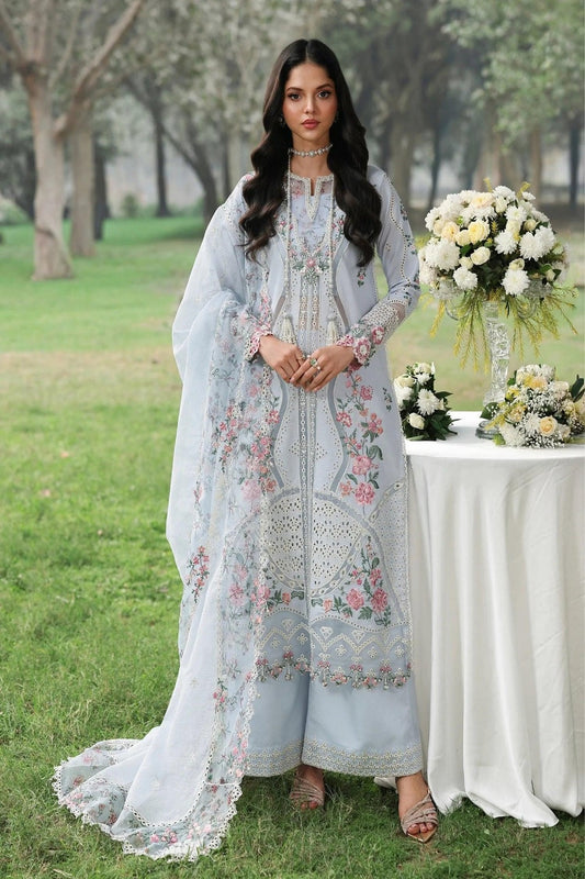 Sardinia TALES OF PETALS Luxury Lawn'26 - MORNING SKY - TC-1653