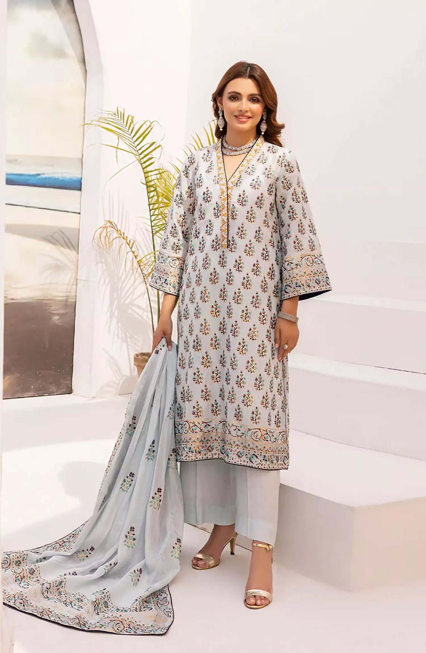 Eden Festive Pret Collection Grandeur by Saima Abaidullah - GBSA-Serene