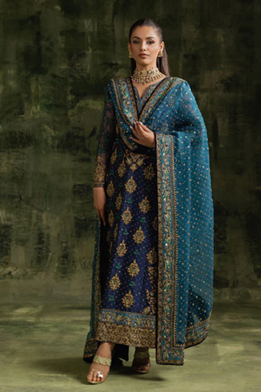 Sara Naqvi SHAHBANO Luxury Hand Embellished Chiffon Wedding Edition - TC-1425