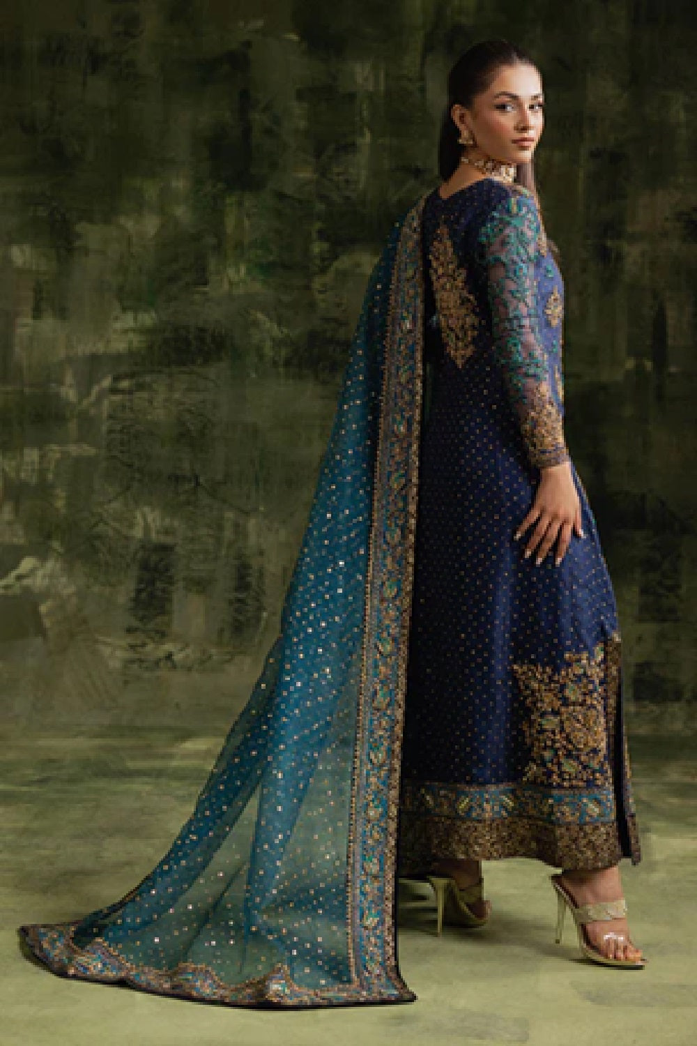Sara Naqvi SHAHBANO Luxury Hand Embellished Chiffon Wedding Edition - TC-1425