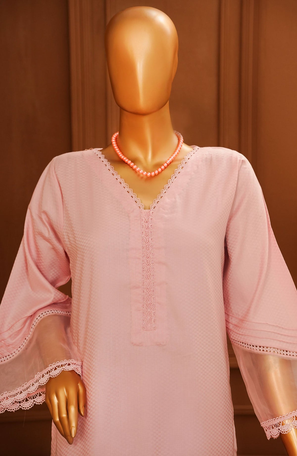 Amna Khadija Casual Cotton Stitched 2 Piece Suit - SA-01 - AM25SA - Pink - Summer Collection