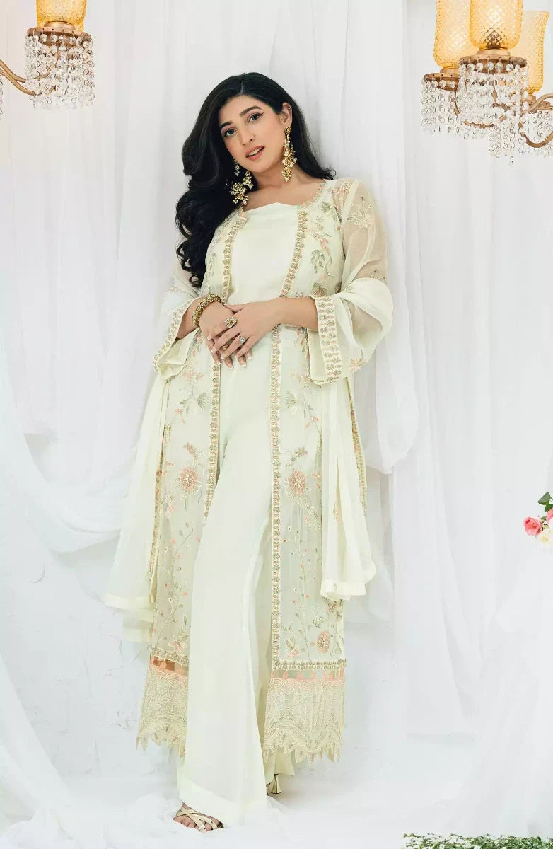 Maahi Unstitched Chiffon Collection By Shamooz - SU-109 BISMIL