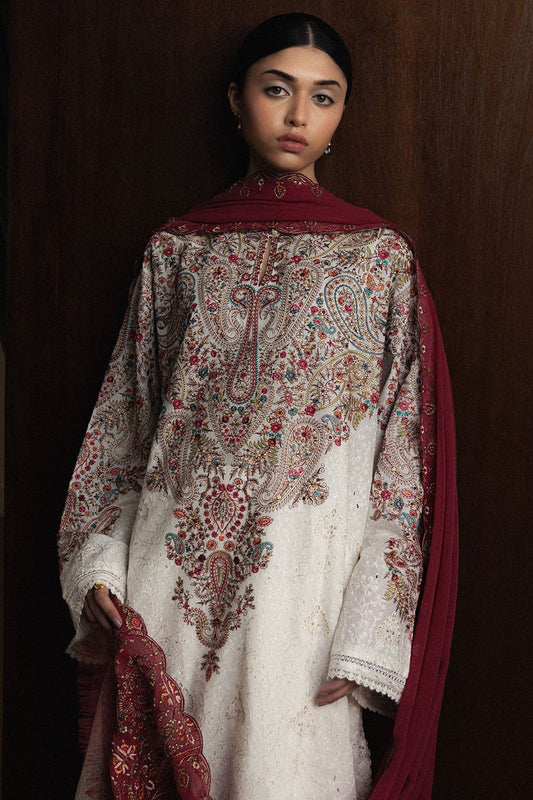 Zara Shahjahan Hikari-D7 Luxury Lawn Satori 2026 - TC-1572
