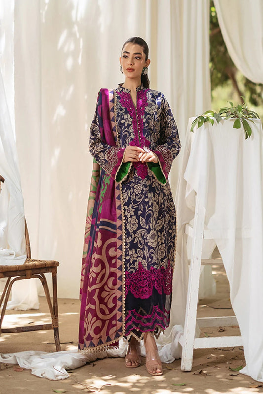 Zainab Chottani Tahra Printed & Embroidered Lawn - TAMARA - D 7B - TC-1023