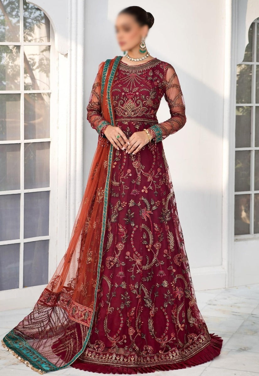 DeLuxury Unstitched Formal Edit by Zarif ZDL 01 ROUCHE